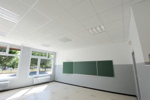 Une classe de l'école des Augiers entièrement refaite.